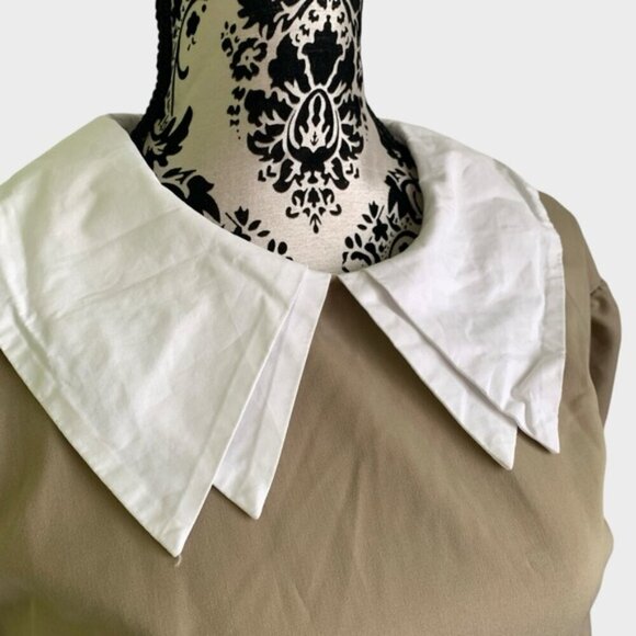 DAZY Peter Pan Collar Puff Sleeve Dress - Picture 4 of 10